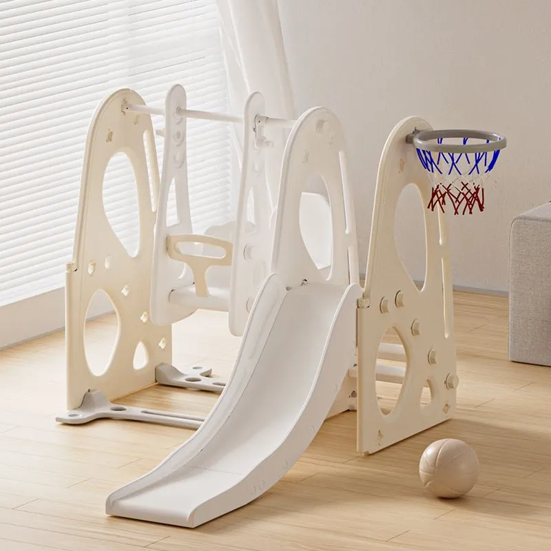 Комплект пързалка и люлка за малки деца 4 в 1